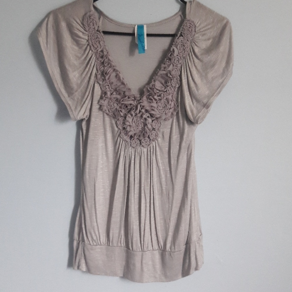 Gray blouse